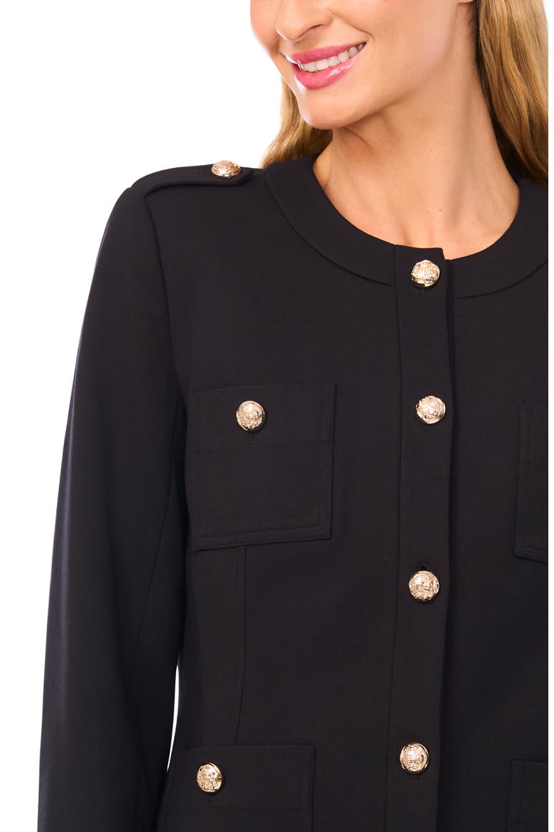 Cardigan Blazer, Alternate, color, RICH BLACK