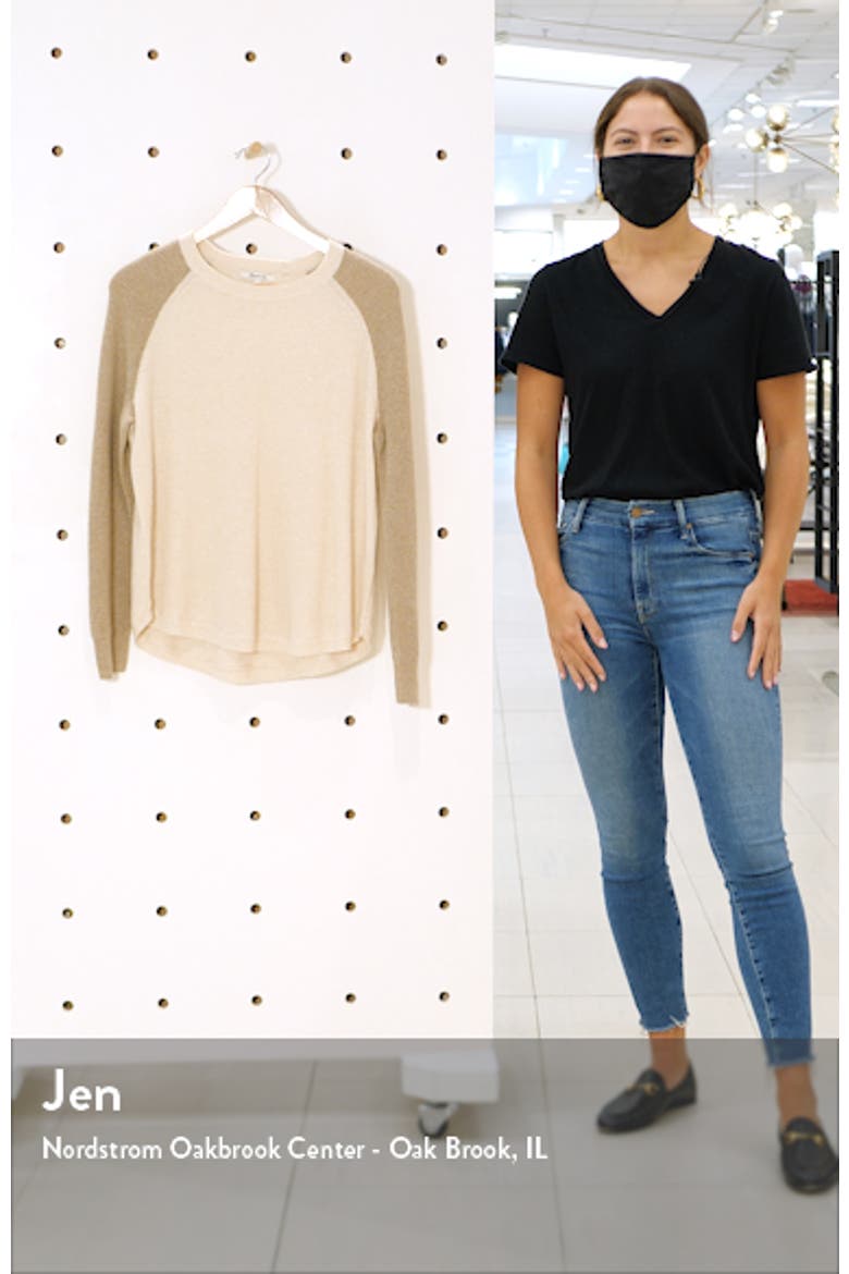Jane Waffle Stitch Sweater (Nordstrom Exclusive) video