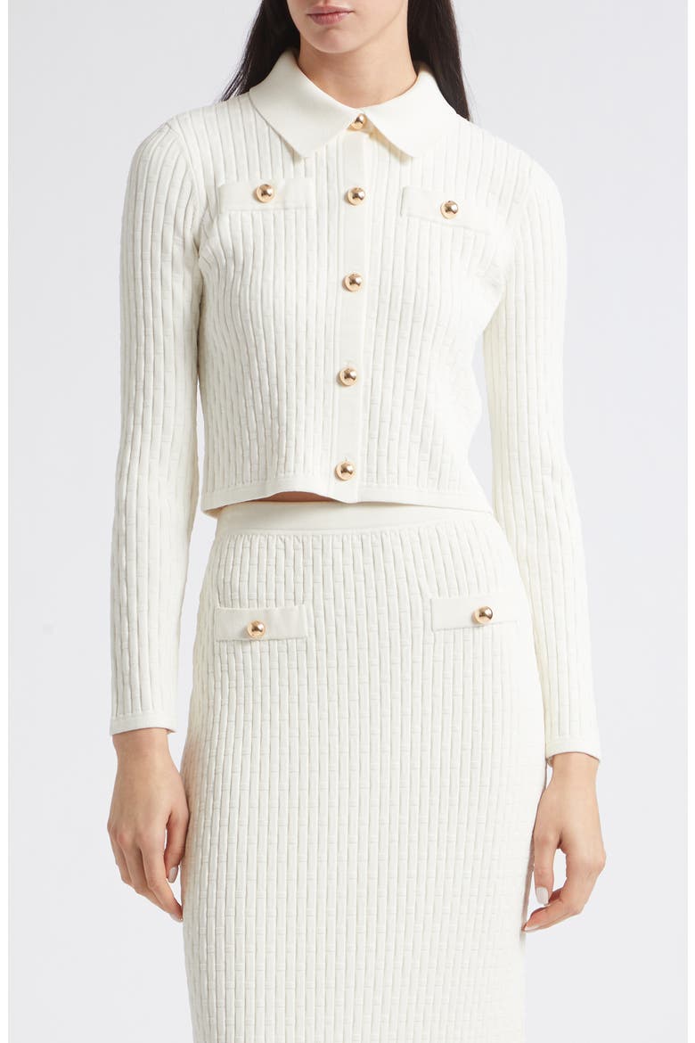 Posie Collared Jacket, Main, color, IVORY