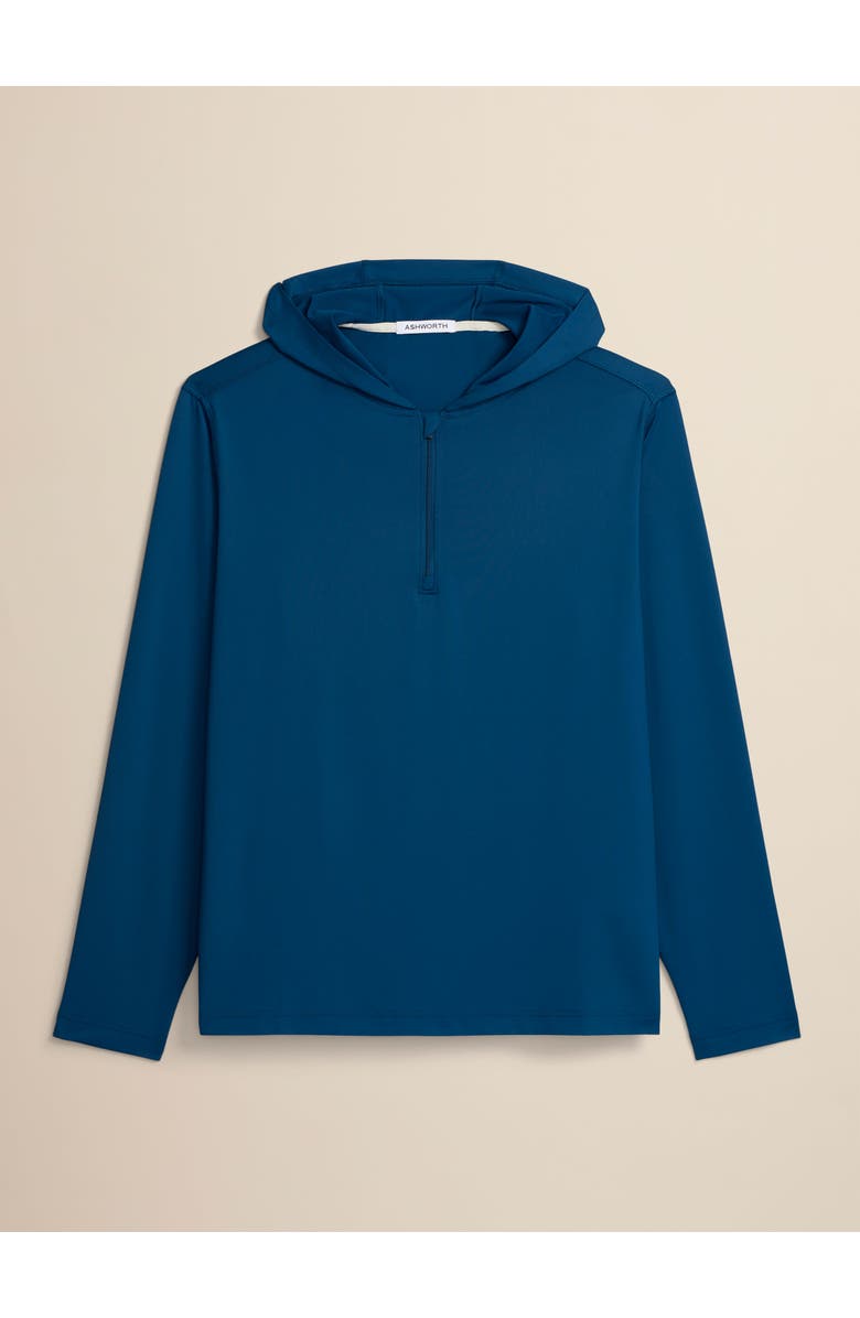 ASHWORTH GOLF Moonlight Beach Hoodie, Main, color, Poseidon