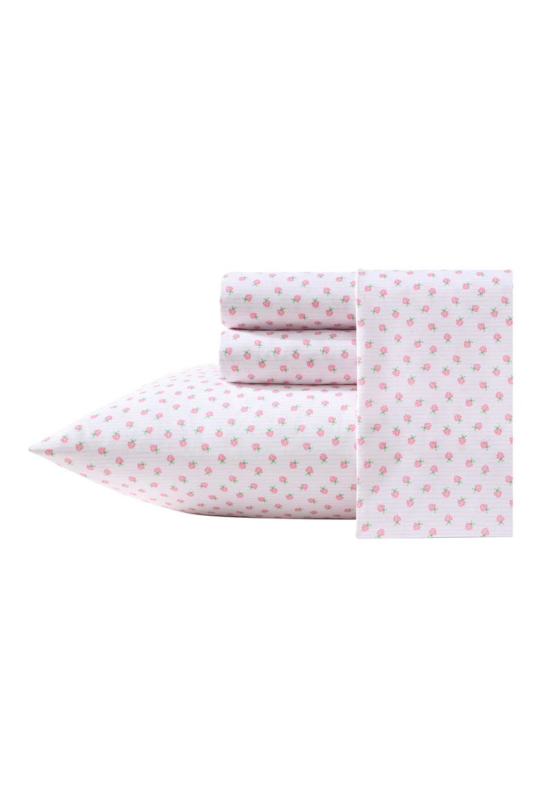 Sweet Ladybugs Sheet Set, Main, color, LT-PASTEL PINK