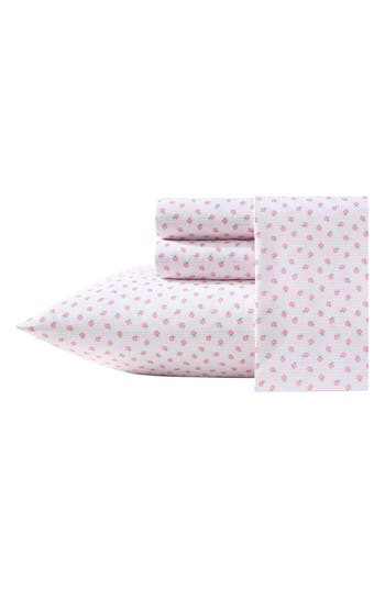 Laura Ashley Sweet Ladybugs Sheet Set In Lt-pastel Pink