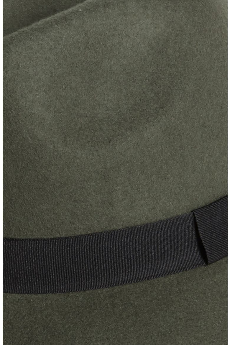 Felt Fedora, Alternate, color, OLIVE