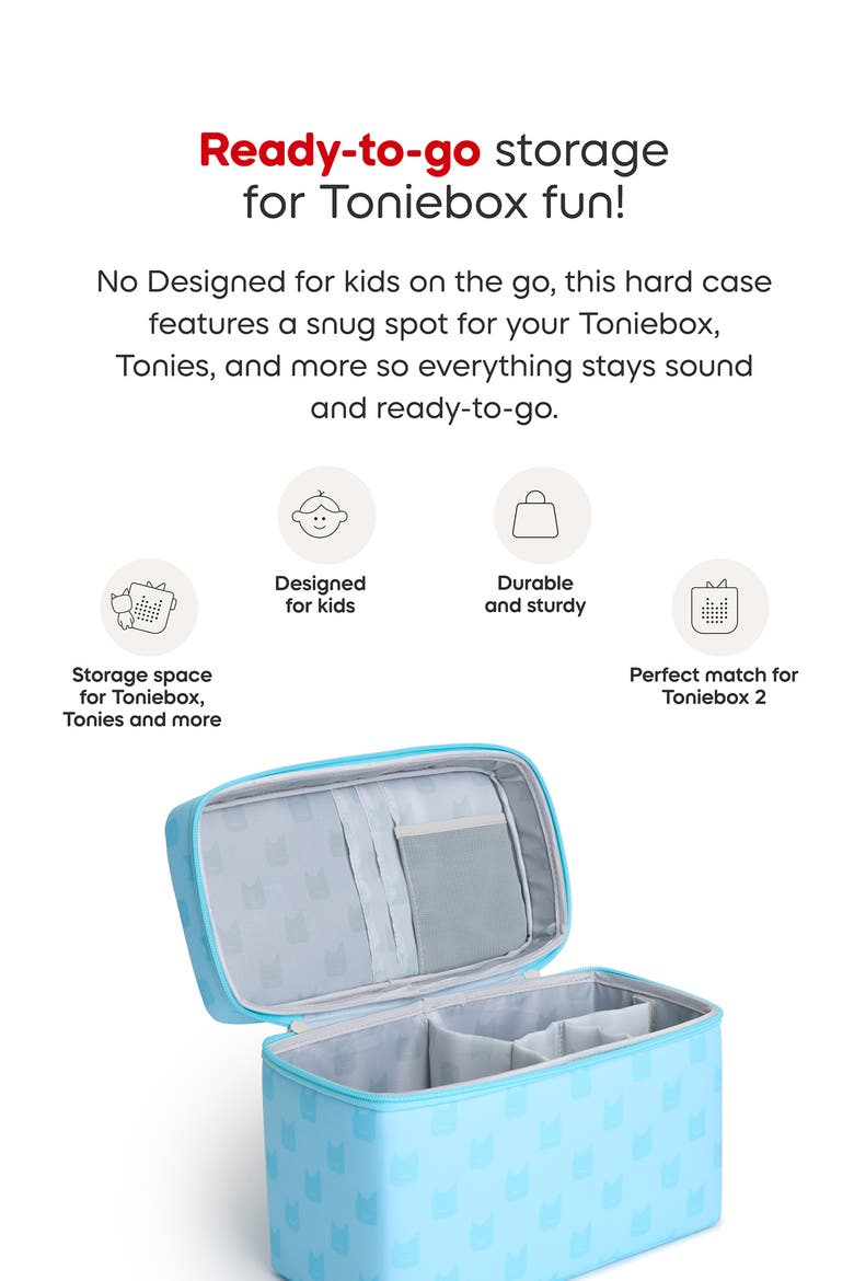 Toniebox All-In-One Carrying Case, Alternate, color, SKY BLUE