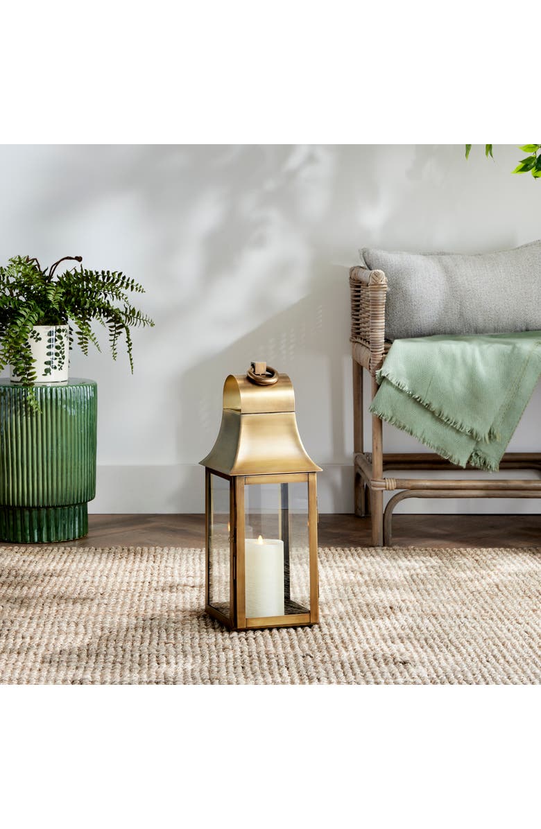 Napa Home & Garden Geneva Lantern, Alternate, color, Gold