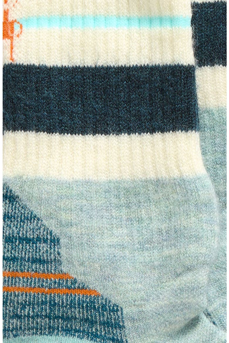 Hike Light Cushion Crew Socks, Alternate, color, FROSTY GREEN