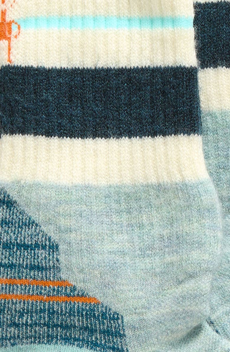 Smartwool Hike Light Cushion Crew Socks, Alternate, color, Frosty Green