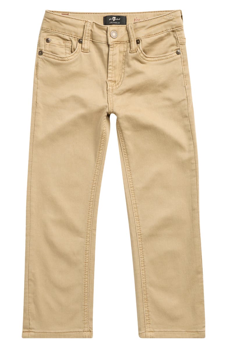 7 For All Mankind Kids' Straight Leg Jeans, Main, color, Almond