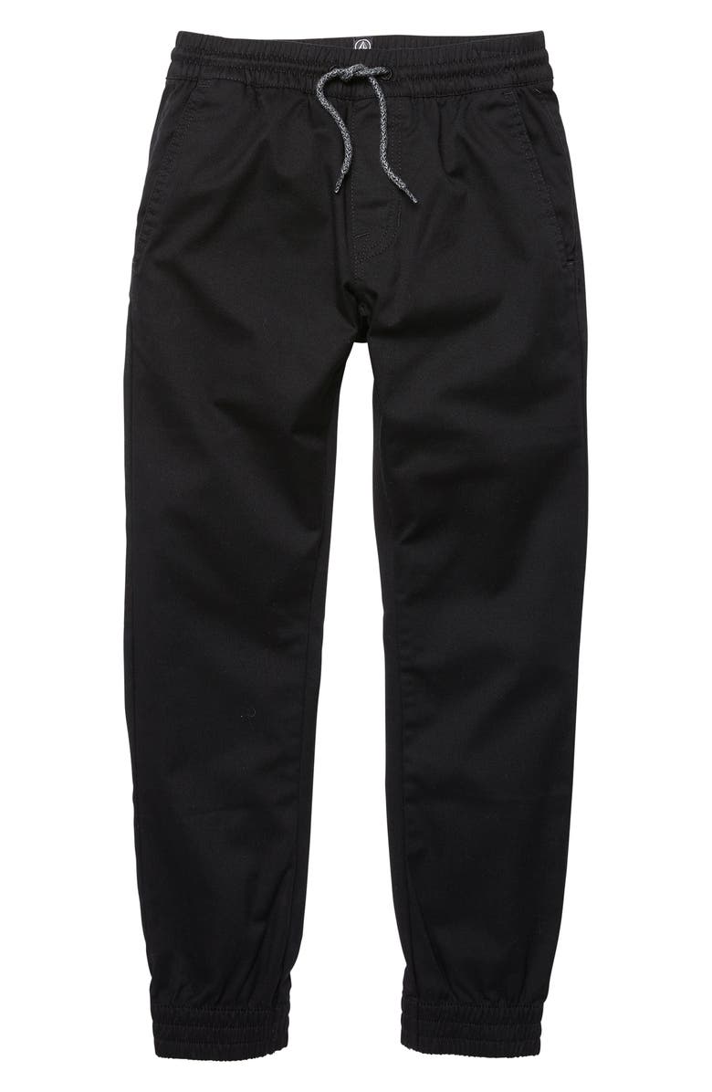 Volcom Kids' Slim Joggers, Main, color, Black