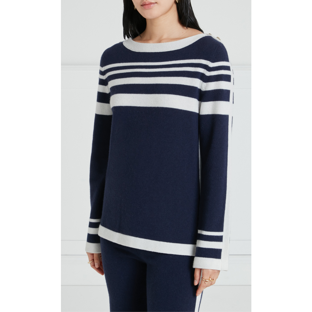 Temperley London Bretton Knit Top In Blue