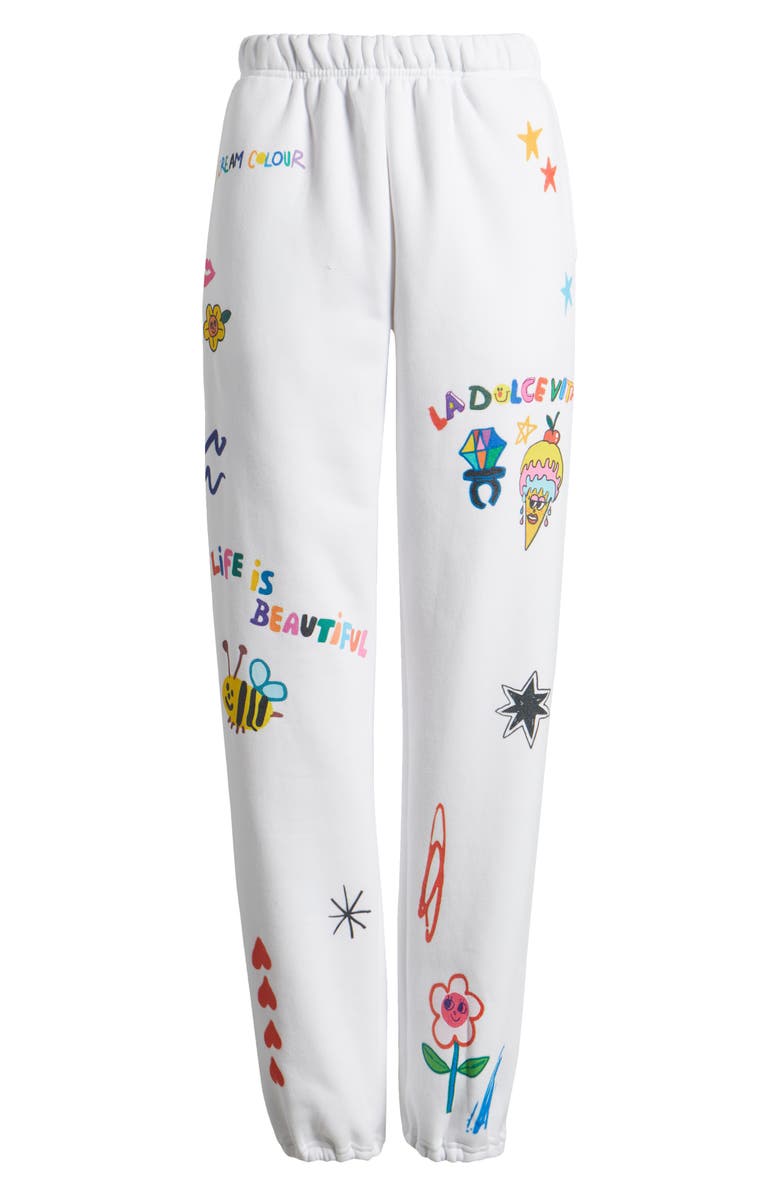 THE MAYFAIR GROUP Somebody Loves You Sweatpants, Alternate, color, 