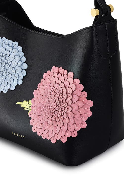 Radley Small Royal Horticultural Society Crossbody Bag In Black