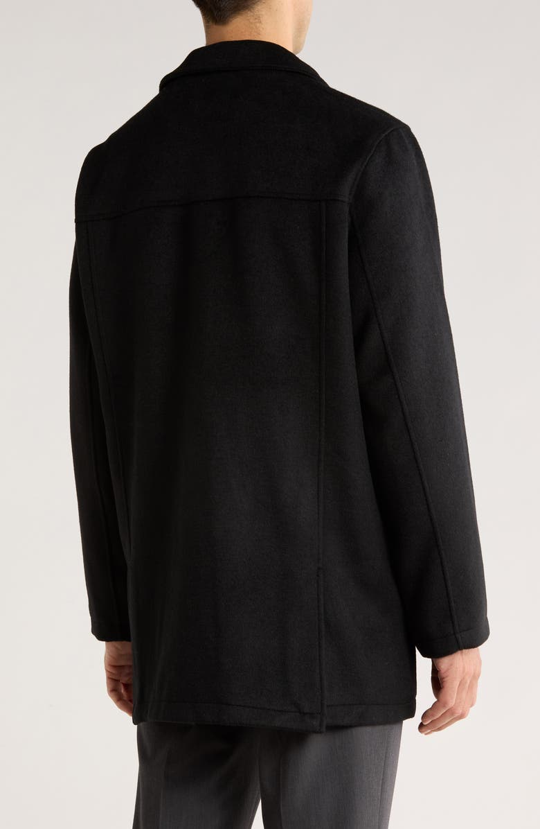 Robert Graham Wool Car Coat, Alternate, color, Black