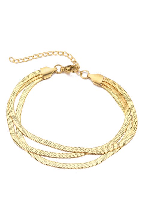 Herringbone Chain Bracelet
