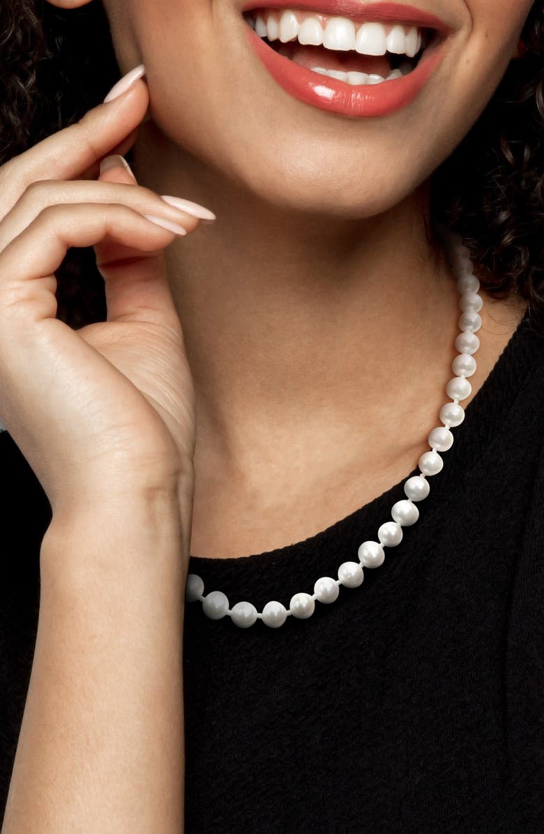 DELMAR Cultured Pearl Necklace, 6–6.5mm, Alternate, color,