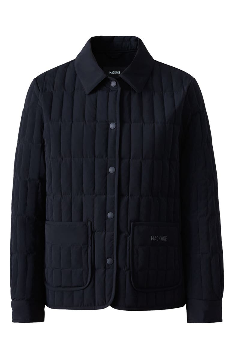 Mackage Dulcia Quilted Down Jacket, Alternate, color, Black