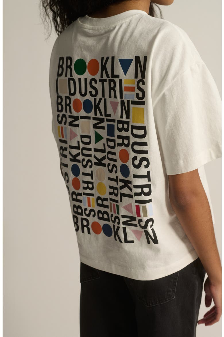 Logo Cotton Graphic T-Shirt, Alternate, color, ANTIQUE WHITE
