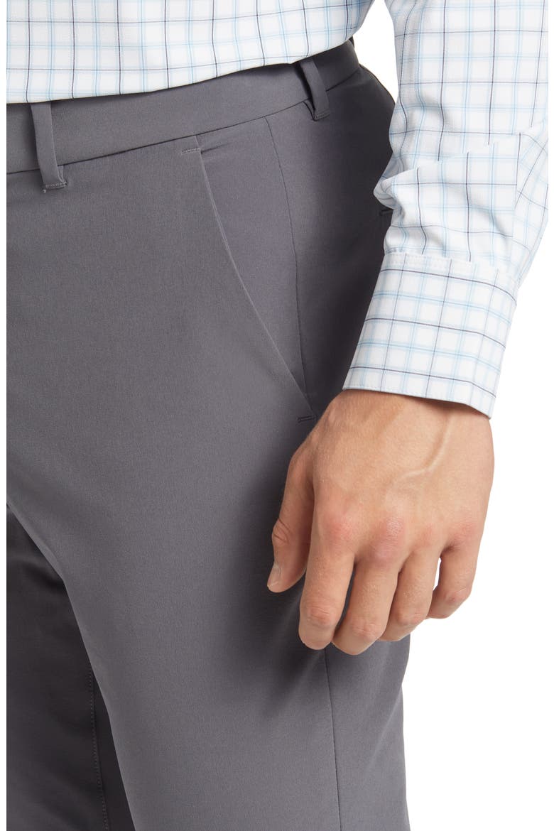 Helmsman Flat Front Chinos, Alternate, color, CHARCOAL SOLID