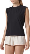 Three Dots Kimberly Cotton Jersey Muscle Tank