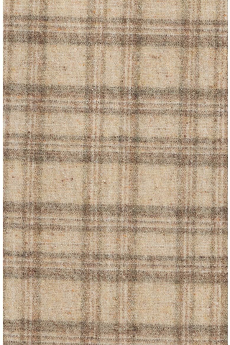 Plaid Wool Blend Overshirt, Alternate, color, BEIGE MULTI