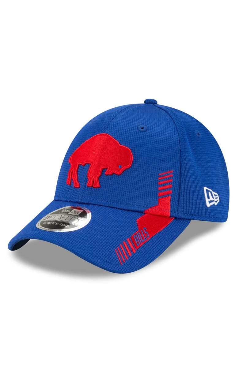 New Era Men's New Era Royal Buffalo Bills 2021 NFL Sideline Home Historic Logo 9FORTY Adjustable Hat, Main, color, 