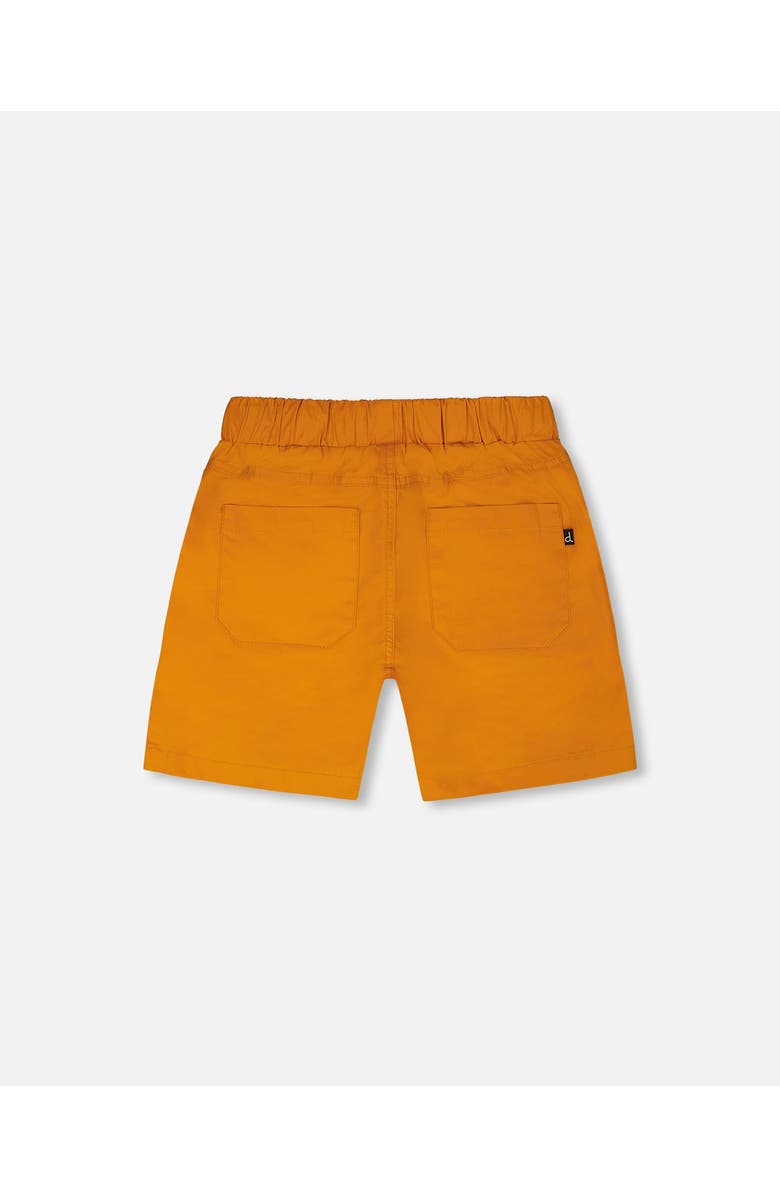 Deux par Deux Parachute Shorts with Patch Pockets, Alternate, color, Burnt Orange