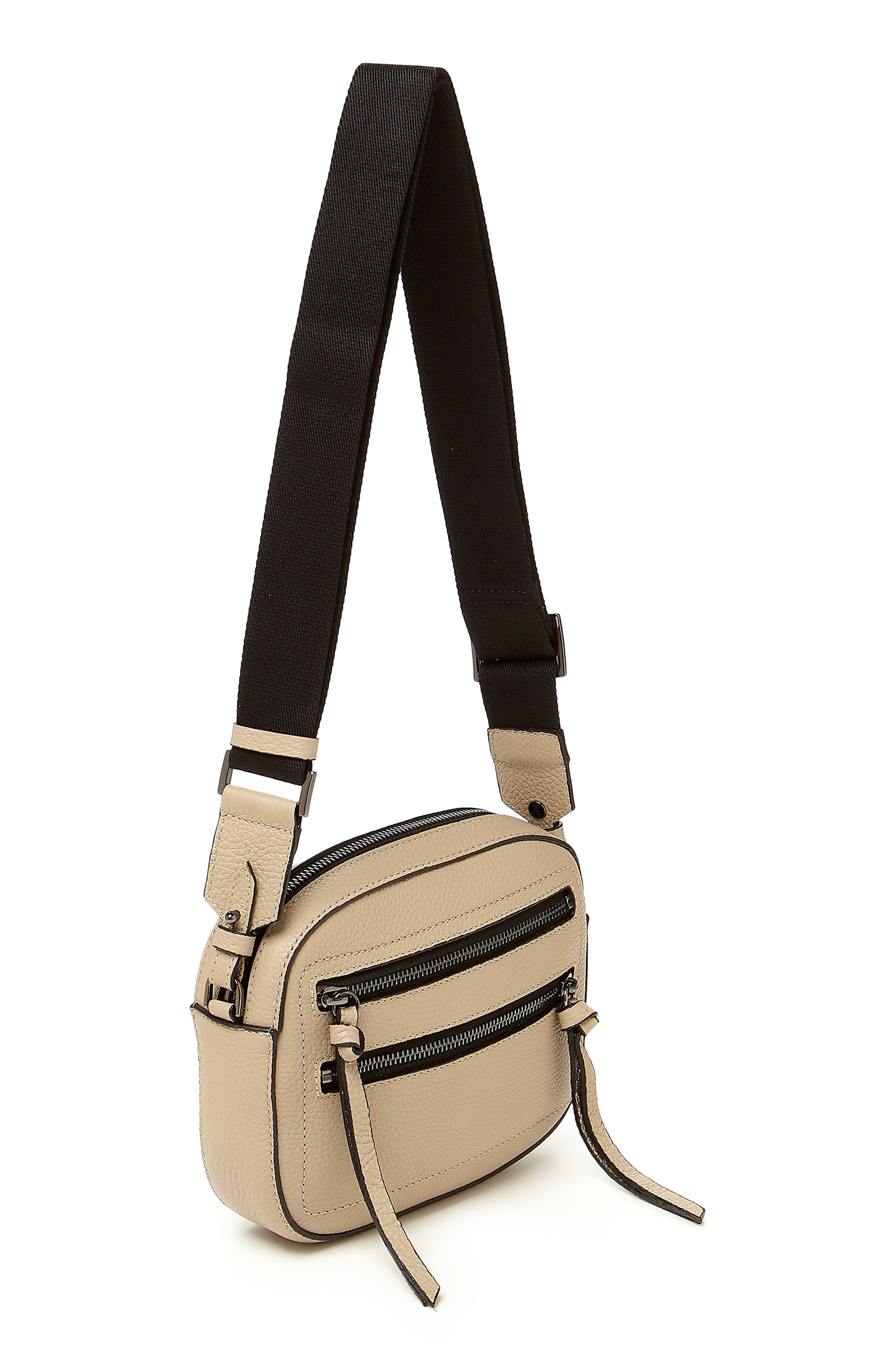Chelsea Leather Crossbody Camera Bag, Alternate, color, LATTE