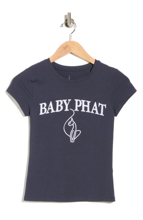 Logo Embroidered Baby Tee