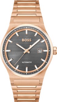 BOSS Candor Automatic Bracelet Watch, 41mm