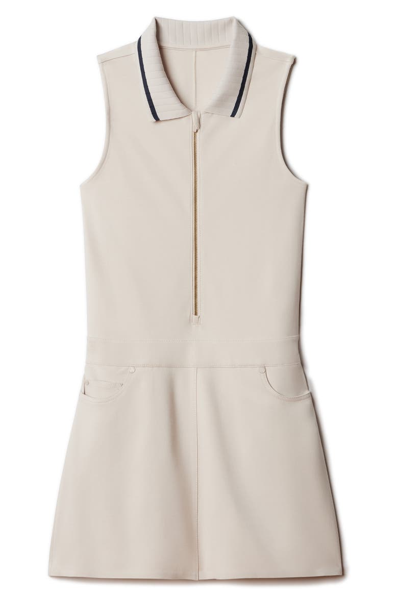 Pin Ponte Minidress, Alternate, color, SAND