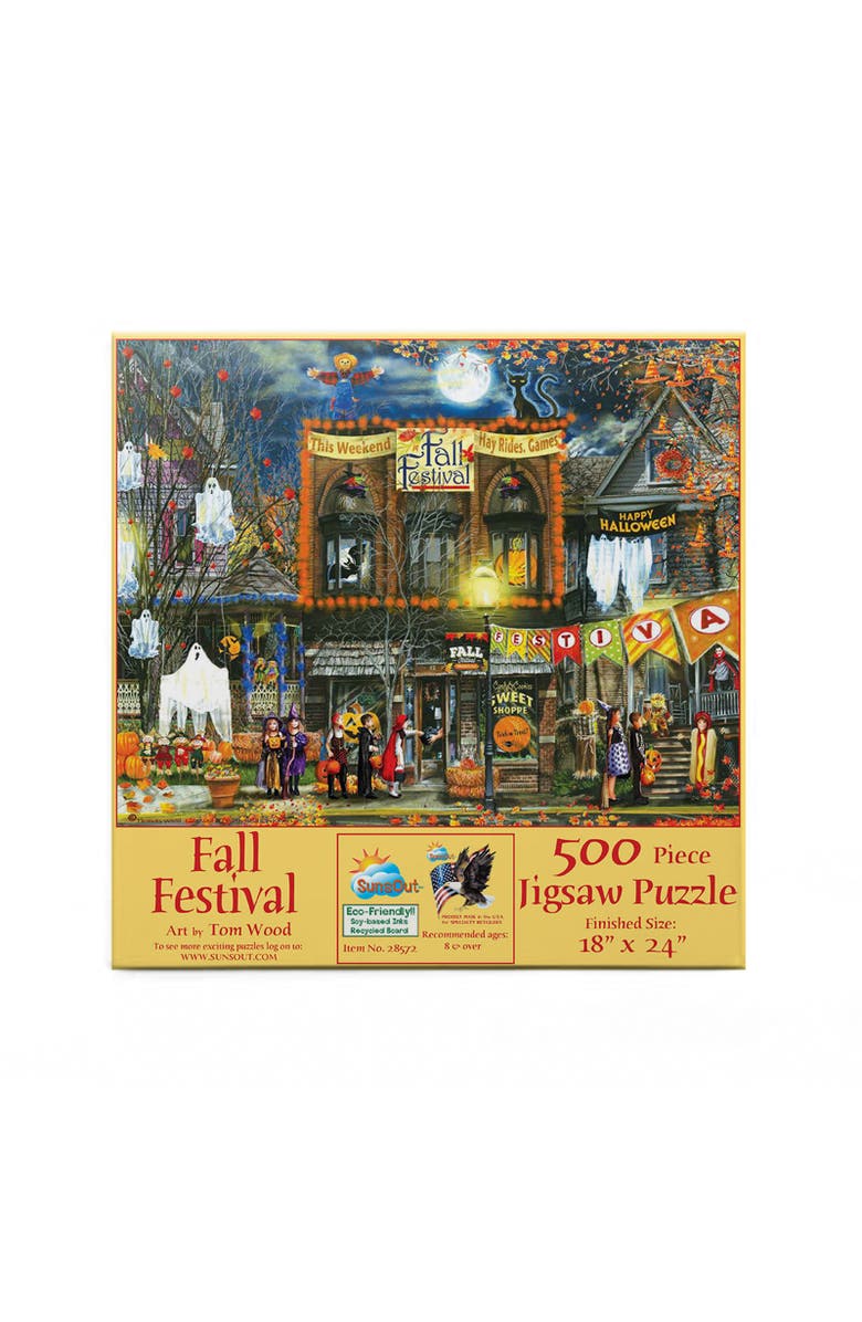 Sunsout Fall Festival 500 piece Jigsaw Puzzle for Adults, Alternate, color, Multicolor