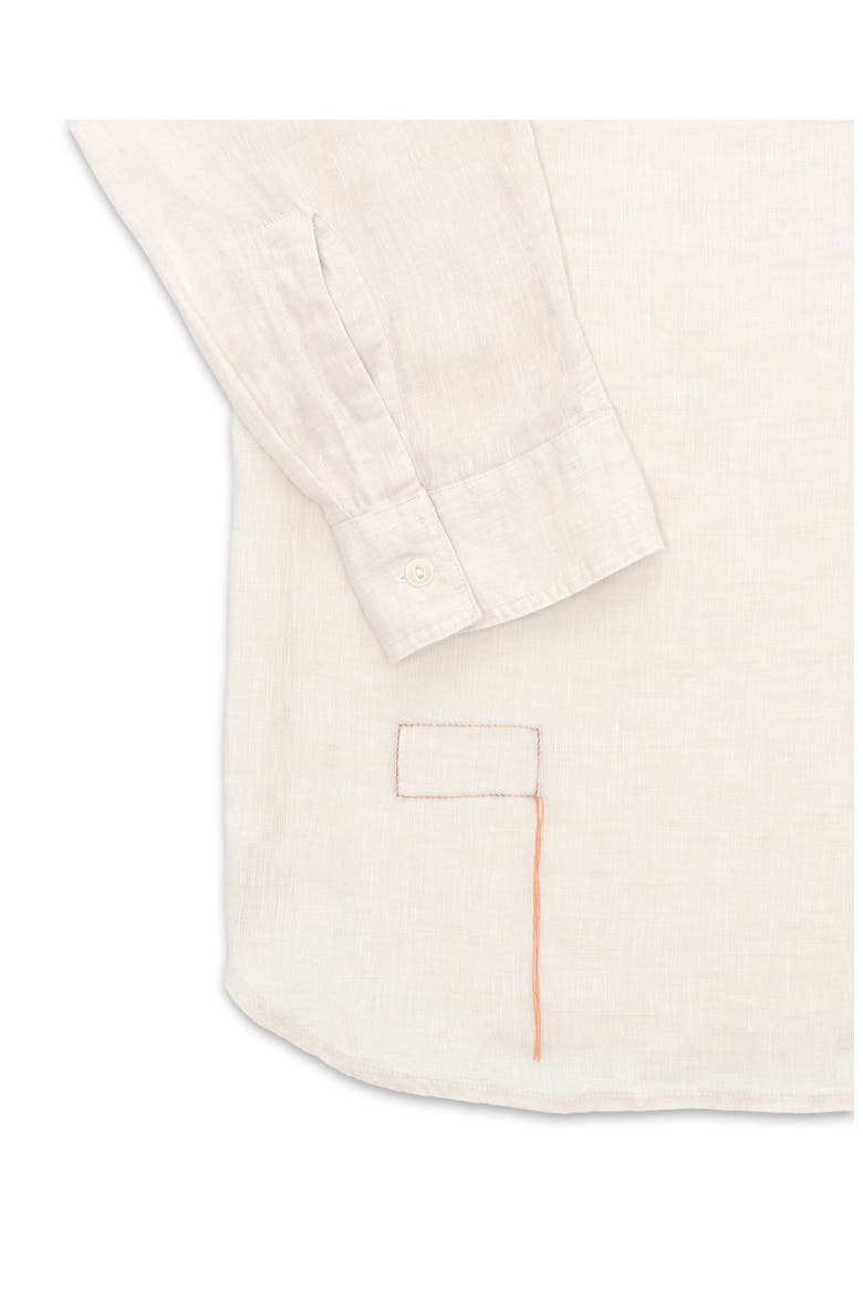 Work Linen Shirt, Alternate, color, NATURAL