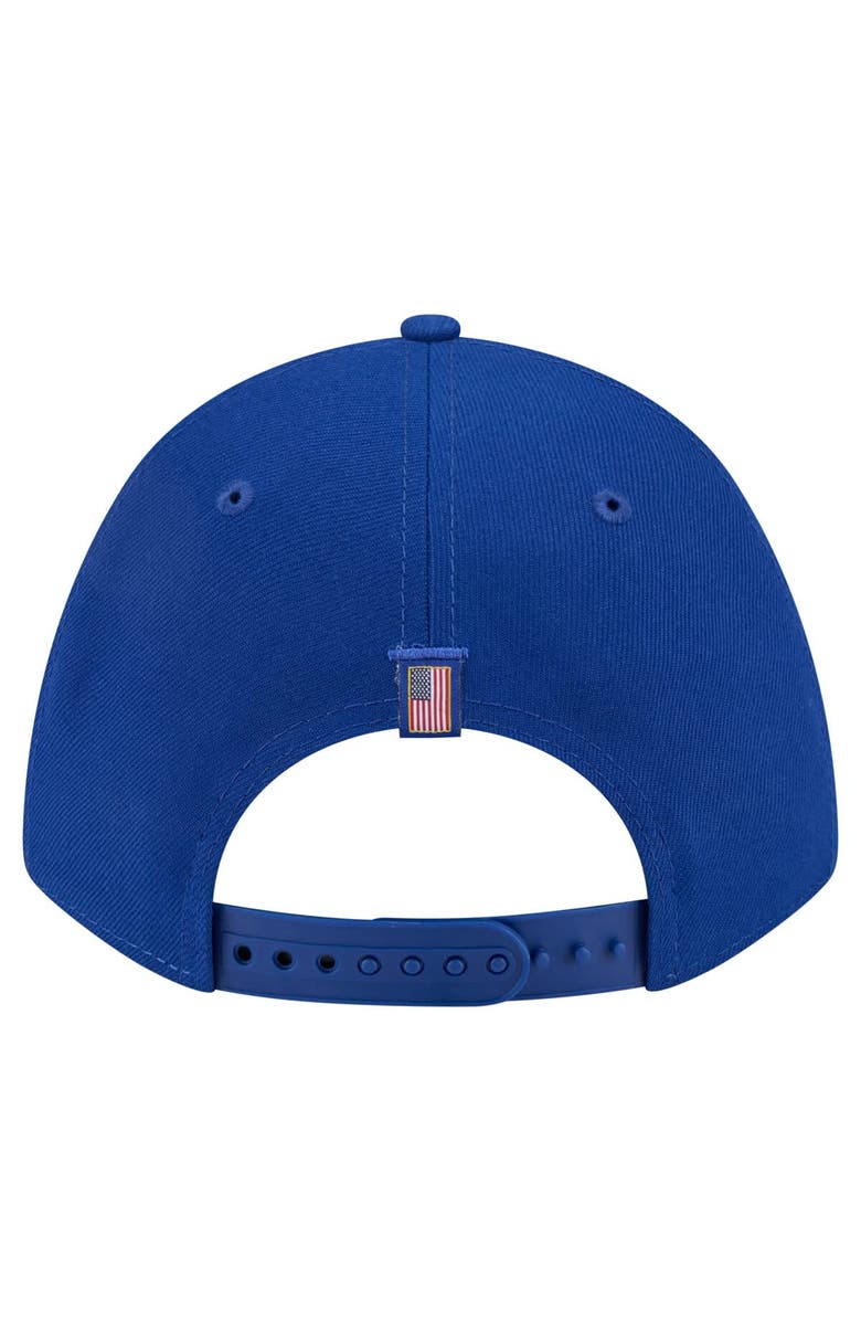 New Era Men's New Era Royal Kansas City Royals American Flag 9FORTY M-Crown A-Frame Adjustable Hat, Alternate, color, Royal