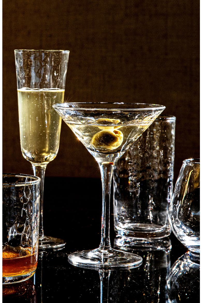 Puro Martini Glass, Alternate, color, CLEAR