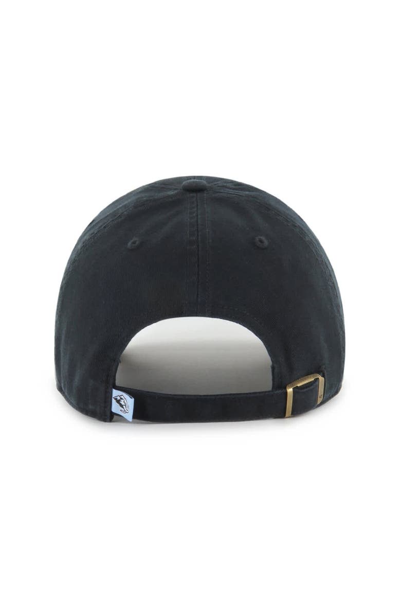Men's '47 Black Utah Mammoth Logo Clean Up Adjustable Hat, Alternate, color, Black
