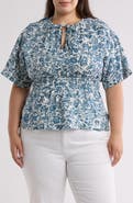 Joie Renae Floral Linen Top
