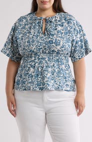 Joie Renae Floral Linen Top