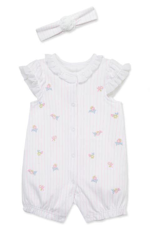 Floral Romper & Headband Set (Baby)