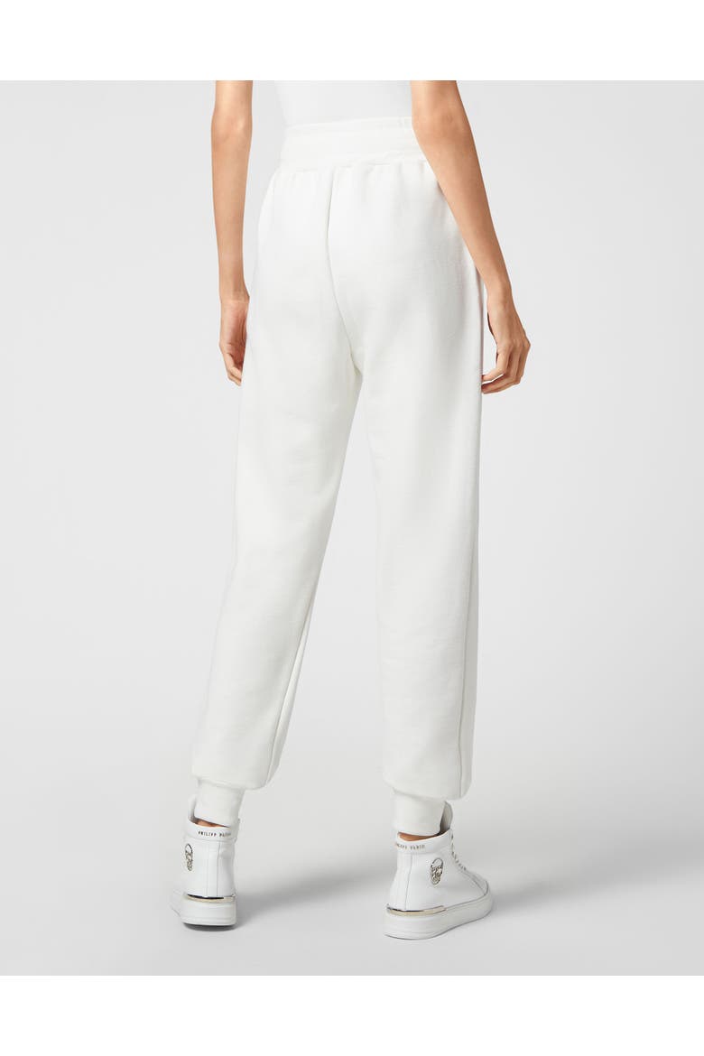 Sweatpants Iconic Plein Women, Alternate, color, Cream