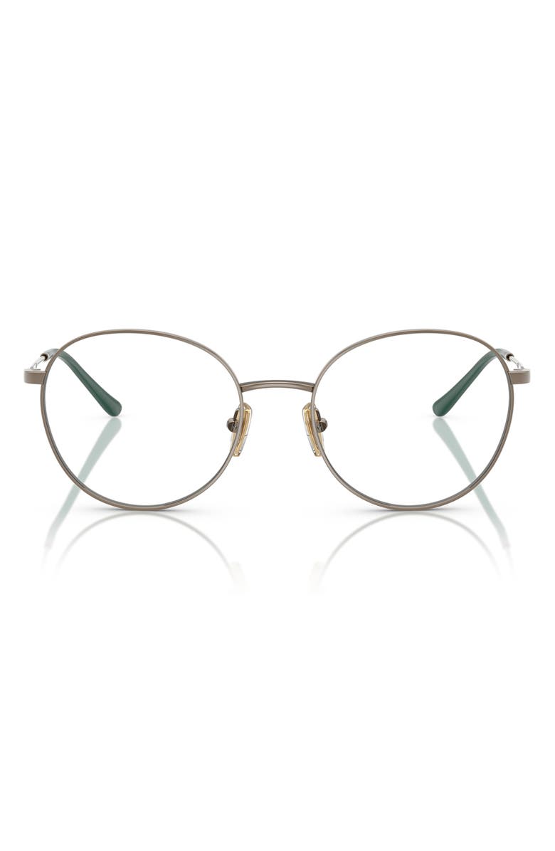 VOGUE 52mm Round Optical Glasses, Main, color, 