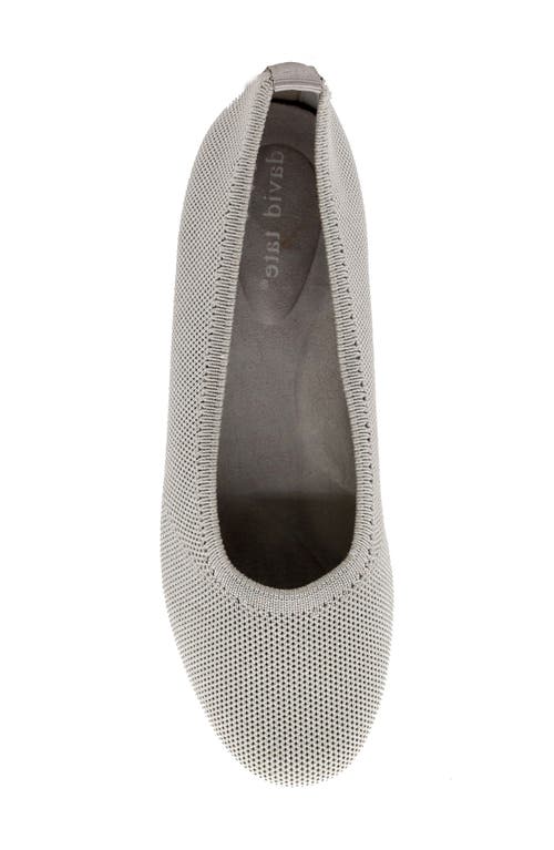 David Tate Suave Womens Padded Insole Canvas Pumps In Silver Metallic