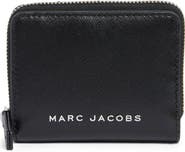 Marc Jacobs Saffiano Groove Mini Compact Wallet