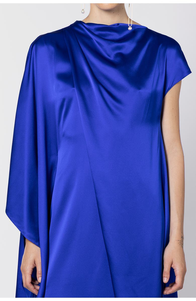 Roksanda Hiba Draped Midi Dress, Alternate, color, 