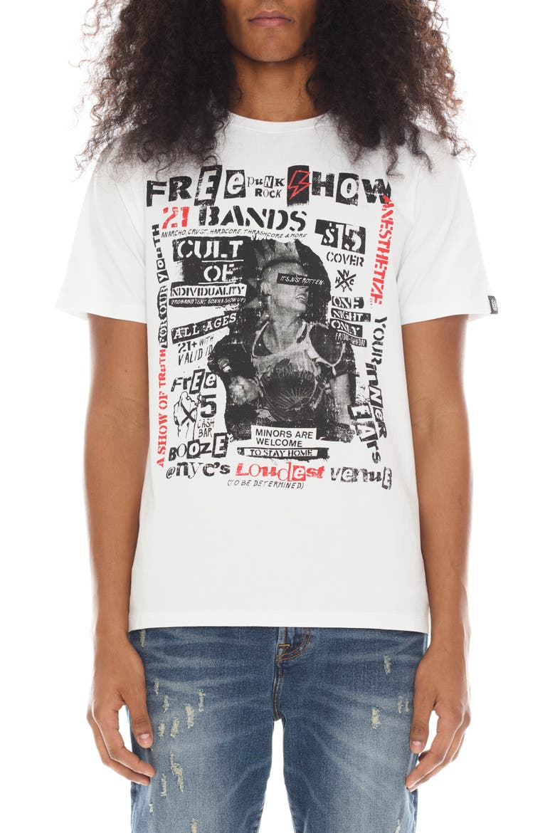 Graphic T-Shirt, Main, color, WHITE