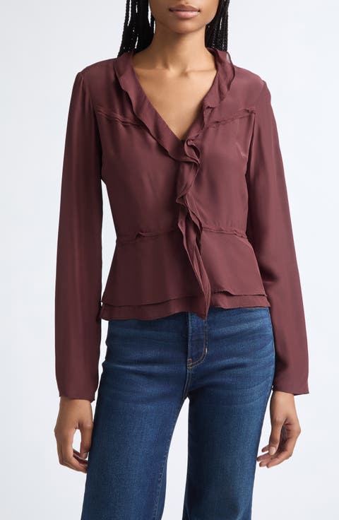 Loralynn Ruffle Blouse