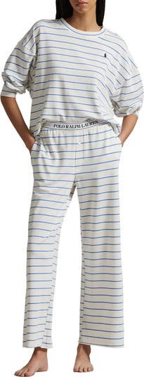 Sweatshirt & Wide Leg Pajamas