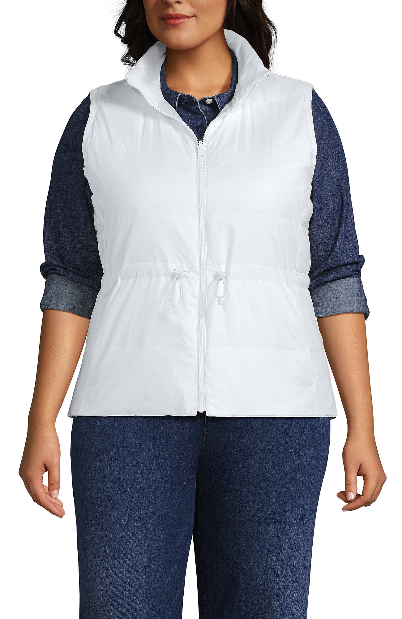 White/Blue Colorblock