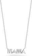 GLAZE JEWELRY CZ 'Mama' Pendant Necklace