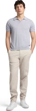 Onia Linen Johnny Collar Polo