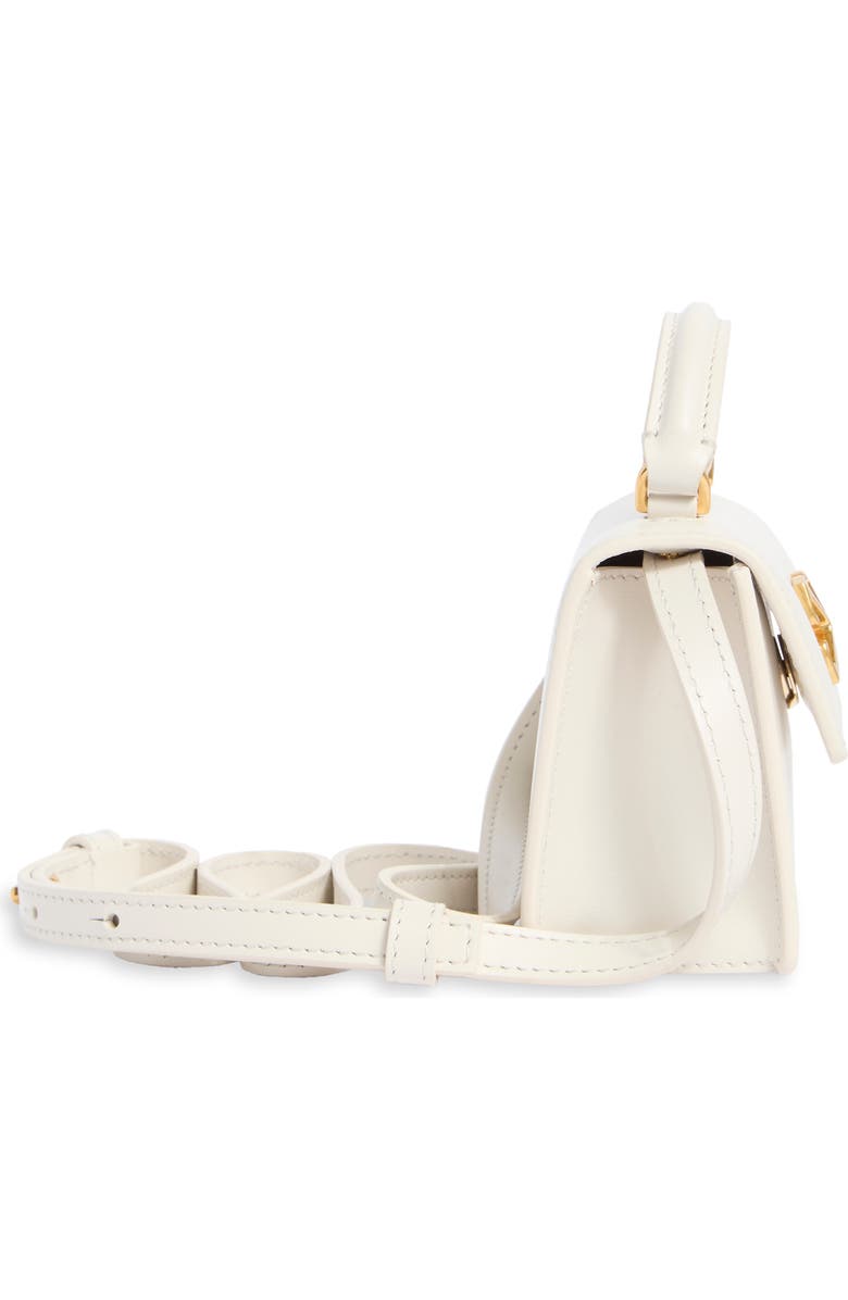 Off-White Micro Jitney Leather Top Handle Bag, Alternate, color,